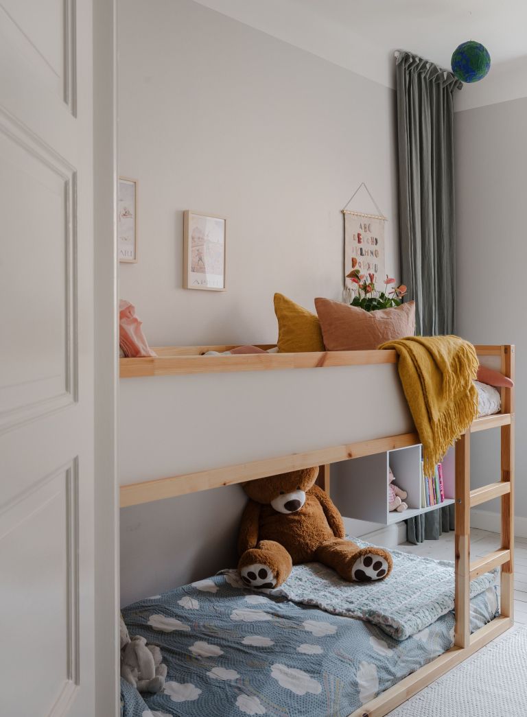 Sisustusidea, lastenhuoneen tapetointi